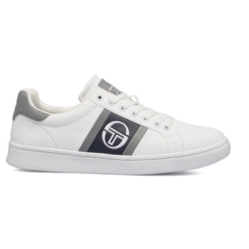 Sneakers bianche da uomo con logo ricamato Sergio Tacchini Nizza, Brand, SKU s324000205, Immagine 0